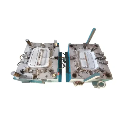 Injection mold for mobile air conditioner top cover