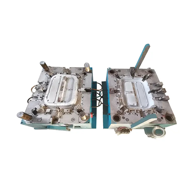 Injection mold for mobile air conditioner top cover